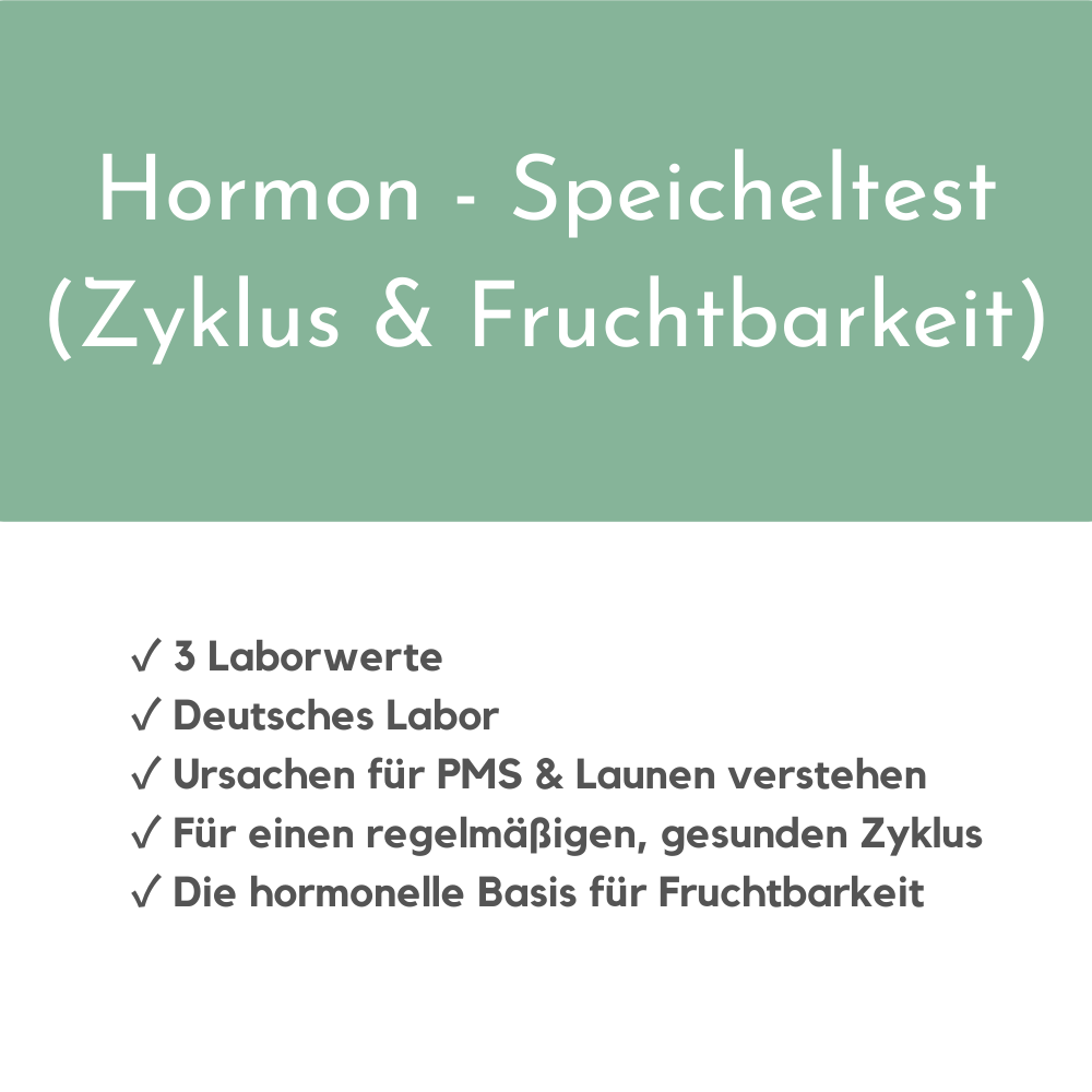 Hormon - Speicheltest (Zyklus & Fruchtbarkeit)
